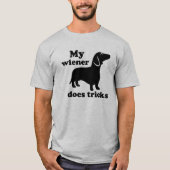 Meine Dackel macht Tricks Dackel Hund Lover T T-Shirt (Vorderseite)