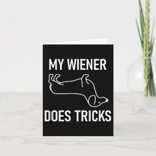 Meine Dackel macht Tricks, Dackel, Witze, Witze, S Karte