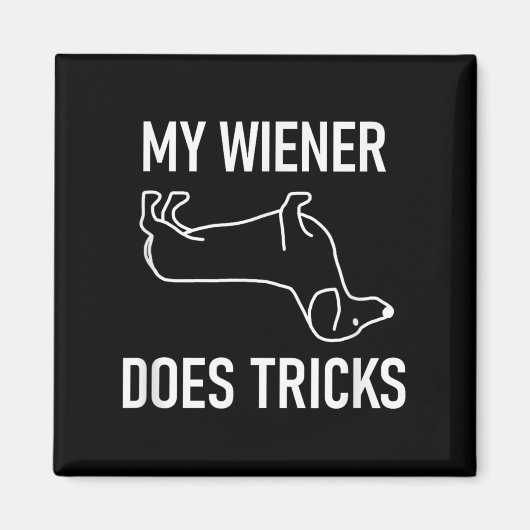 Meine Dackel macht Tricks, Dackel, Witze, Witze, S Magnet (Vorne)