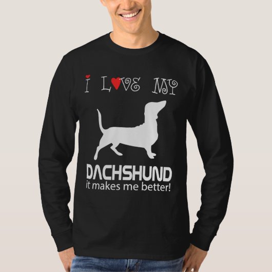Meine Dackel T-Shirt (Vorderseite)
