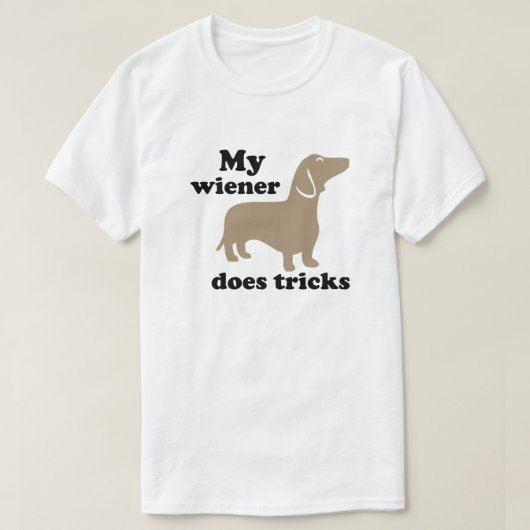 Meine Dackel trickst Hot Dog Dackel T T-Shirt (Design vorne)