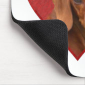 Meine Dackel Valentine Mousepad (Ecke)