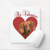 Meine Dackel Valentine Mousepad (Mit Mouse)