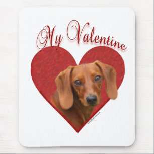 Meine Dackel Valentine Mousepad