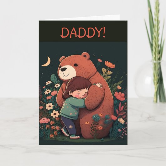 MEINE DADDY VATHER'S DAY CARD DANKESKARTE (Vorderseite)