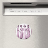 Meine Damen aus der Belle Epoche. Magnet (In Situ (Geschirrspüler))
