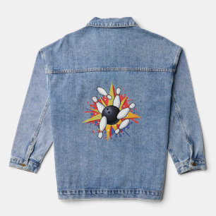 Meine Damen-Denimjacke von My Bowling Jeansjacke