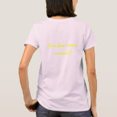 Meine Damen, wir tun was? T-Shirt (Rückseite)