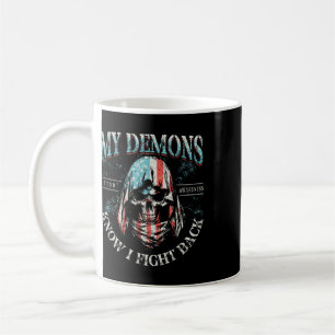 Meine Dämonen wissen, dass ich gegen Ck-Schädel-PT Kaffeetasse