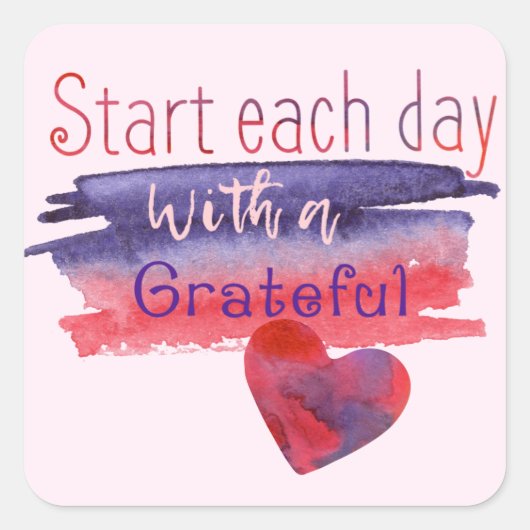 Meine dankbaren herzlichen Umschlag Aufkleber (Vorderseite)