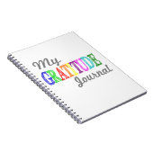 Meine Dankbarkeits-Zeitschrift Notizblock (Rechte Seite)