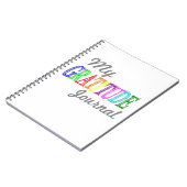 Meine Dankbarkeits-Zeitschrift Notizblock (Linke Seite)