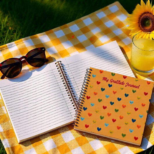 Meine Dankeschön-Journal-Herzen anpassbares Notizb Notizblock