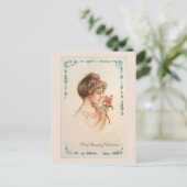 Meine Darling Valentine Vintage Postkarte (Stehend Vorderseite)