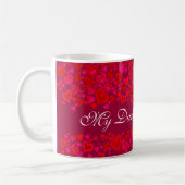 Meine Darling Valentinherzen rosa Tasse (Links)
