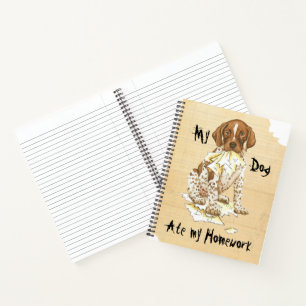 Meine deutsche Kurzatmigkeit bei meiner Hausaufgab Notizblock