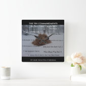 Meine die Gebot-Wanduhr des besten Freunds zehn Quadratische Wanduhr (Zuhause)