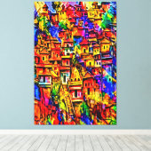 Meine digitale Kunstpinsel Leinwanddruck (Insitu (Holzboden))