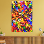 Meine digitale Kunstpinsel Leinwanddruck (Insitu (Wohnzimmer))