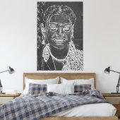 Meine digitale Kunstpinsel Leinwanddruck (Insitu (Schlafzimmer))