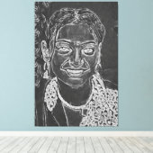 Meine digitale Kunstpinsel Leinwanddruck (Insitu (Holzboden))