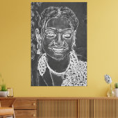 Meine digitale Kunstpinsel Leinwanddruck (Insitu (Wohnzimmer))