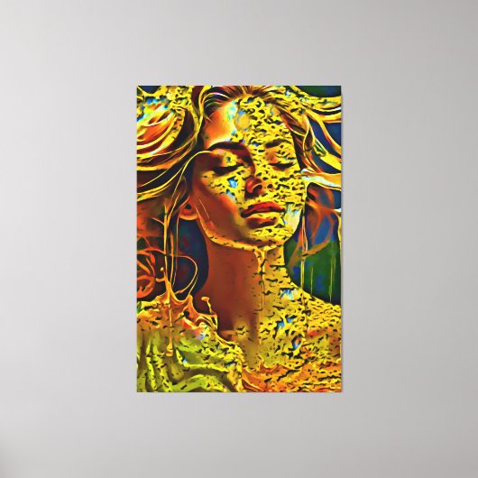 Meine digitale Kunstpinsel Leinwanddruck (Vorderseite)