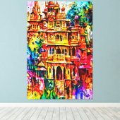 Meine digitale Kunstpinsel Leinwanddruck (Insitu (Holzboden))