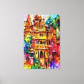 Meine digitale Kunstpinsel Leinwanddruck (Vorderseite)