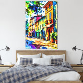 Meine digitale Kunstpinsel Leinwanddruck (Insitu (Schlafzimmer))
