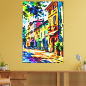Meine digitale Kunstpinsel Leinwanddruck (Insitu (Wohnzimmer))