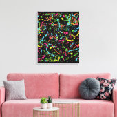 Meine digitale Kunstpinsel Leinwanddruck (Insitu (Wohnzimmer))