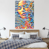 Meine digitale Kunstpinsel Leinwanddruck (Insitu (Schlafzimmer))