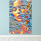 Meine digitale Kunstpinsel Leinwanddruck (Insitu (Holzboden))