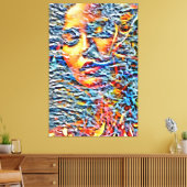 Meine digitale Kunstpinsel Leinwanddruck (Insitu (Wohnzimmer))