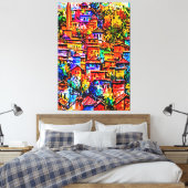 Meine digitale Kunstpinsel Leinwanddruck (Insitu (Schlafzimmer))