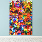 Meine digitale Kunstpinsel Leinwanddruck (Insitu (Holzboden))