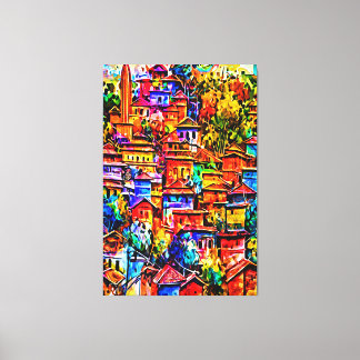 Meine digitale Kunstpinsel Leinwanddruck