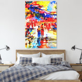 Meine digitale Kunstpinsel Leinwanddruck (Insitu (Schlafzimmer))