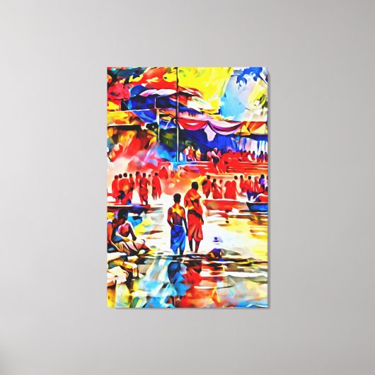 Meine digitale Kunstpinsel Leinwanddruck (Vorderseite)
