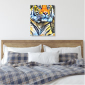 Meine digitale Kunstpinsel Leinwanddruck (Insitu (Schlafzimmer))