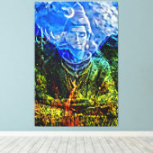 Meine digitale Kunstpinsel Leinwanddruck (Insitu (Holzboden))