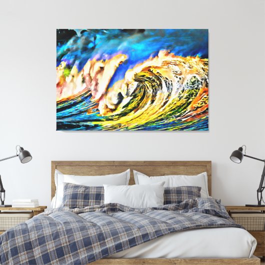 Meine digitale Kunstpinsel Leinwanddruck (Insitu (Schlafzimmer))