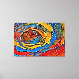 Meine digitale Kunstpinsel Leinwanddruck