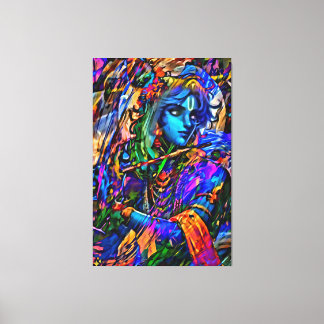 Meine digitale Kunstpinsel Leinwanddruck