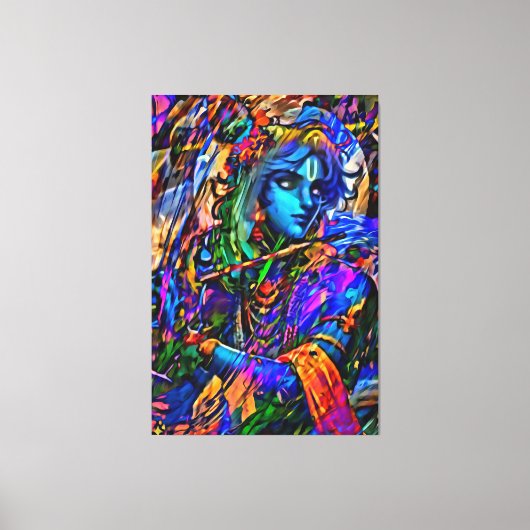 Meine digitale Kunstpinsel Leinwanddruck (Vorderseite)