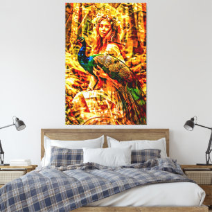 Meine digitale Kunstpinsel Leinwanddruck