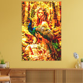 Meine digitale Kunstpinsel Leinwanddruck (Insitu (Wohnzimmer))