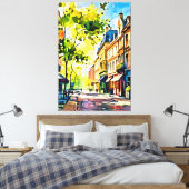 Meine digitale Kunstpinsel Leinwanddruck (Insitu (Schlafzimmer))