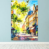 Meine digitale Kunstpinsel Leinwanddruck (Insitu (Holzboden))